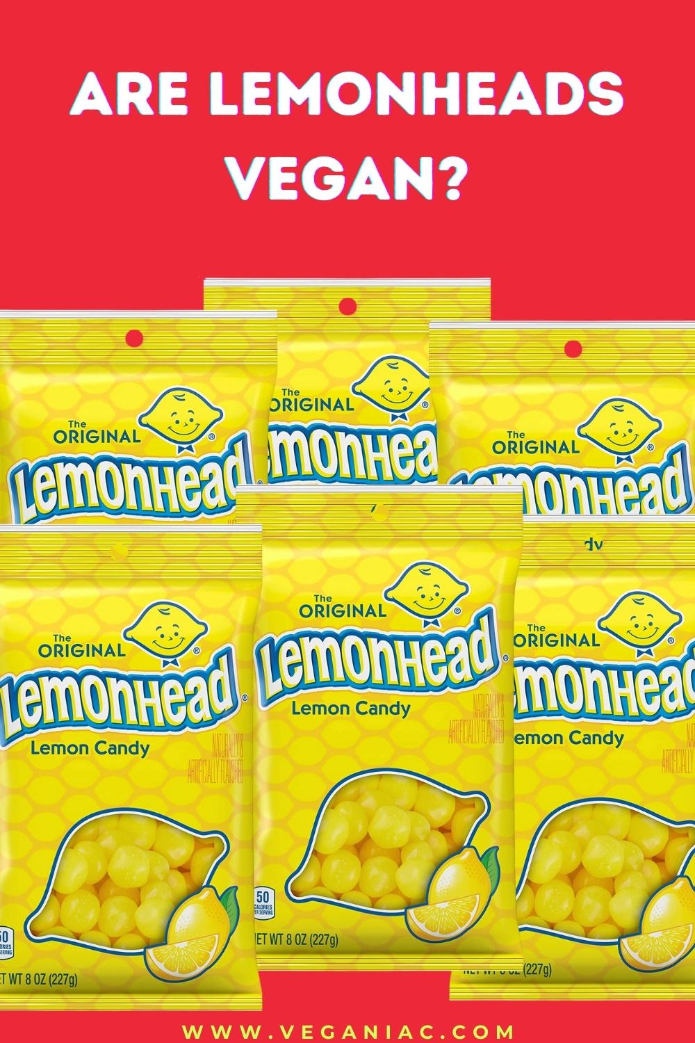 Are lemonheads vegan
