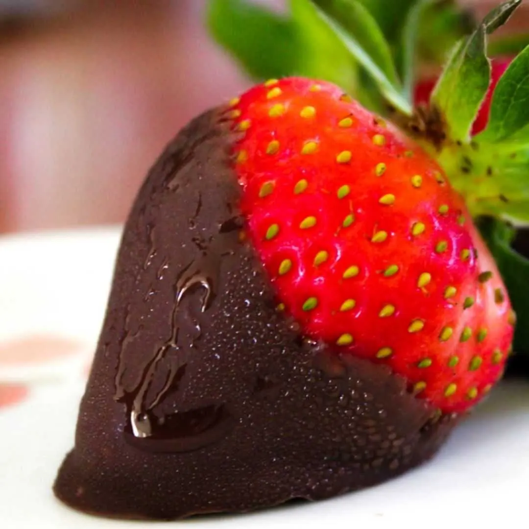 Chocolate Dipped Strawberries Vegan