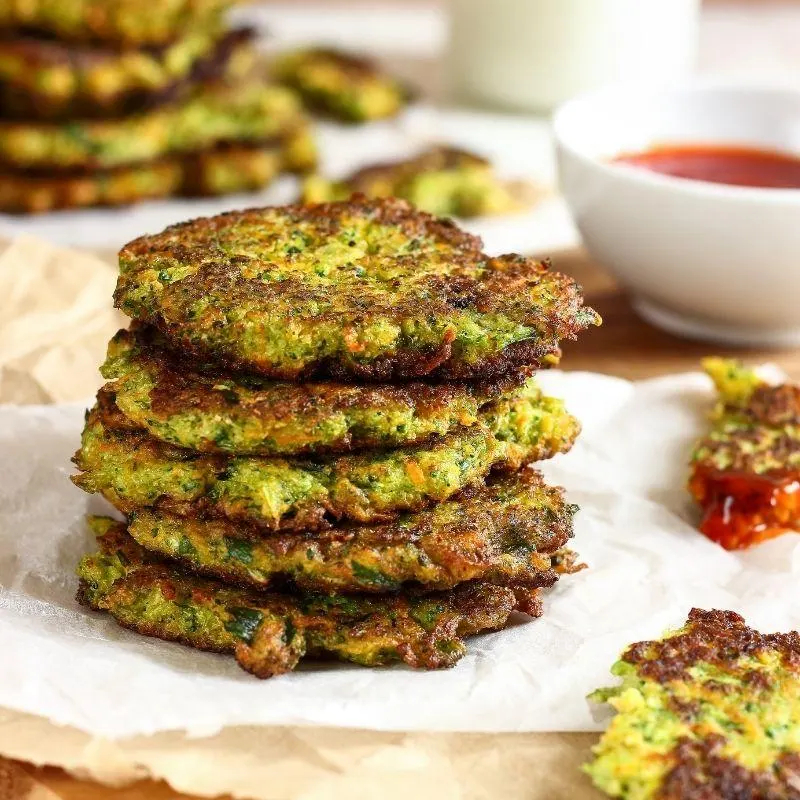 Vegan Broccoli Fritters