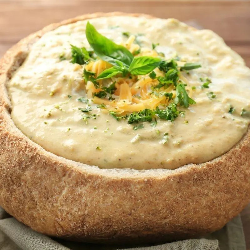 Vegan Panera Broccoli Cheddar Soup Copycat