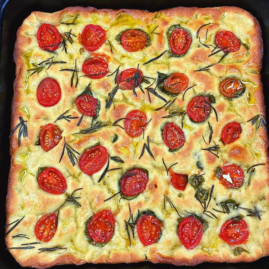 Vegan Focaccia Recipe (Easy & Delicious)
