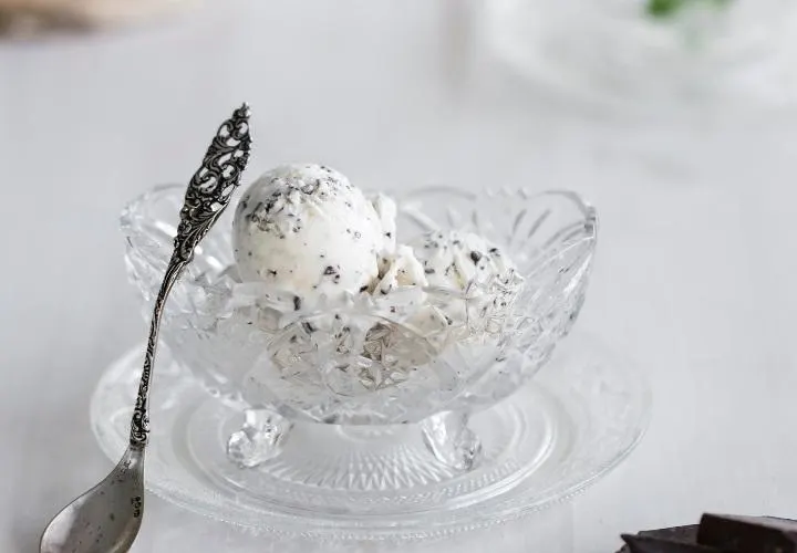 Vegan Stracciatella Ice cream 