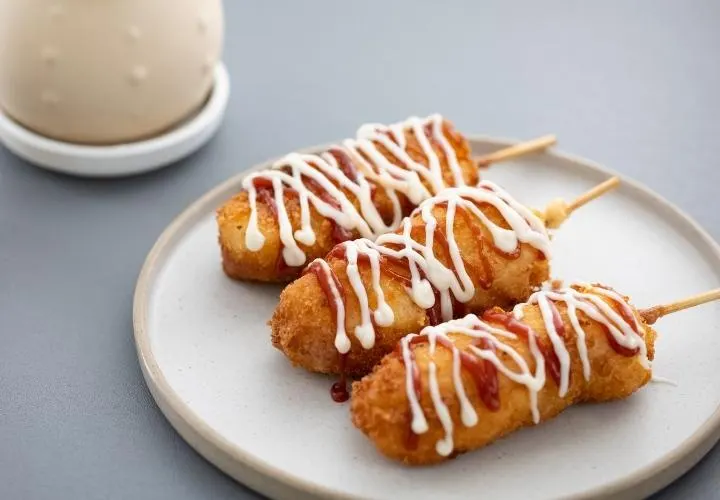 Vegan Korean Corn Dog Easy Recipe