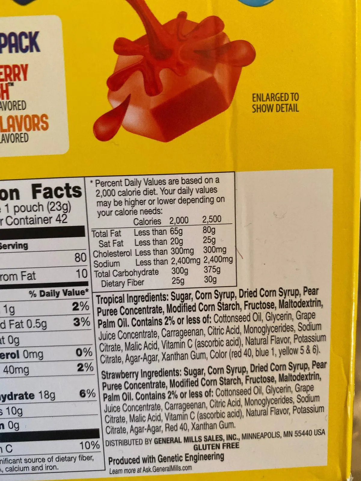 are gushers vegan- ingredients