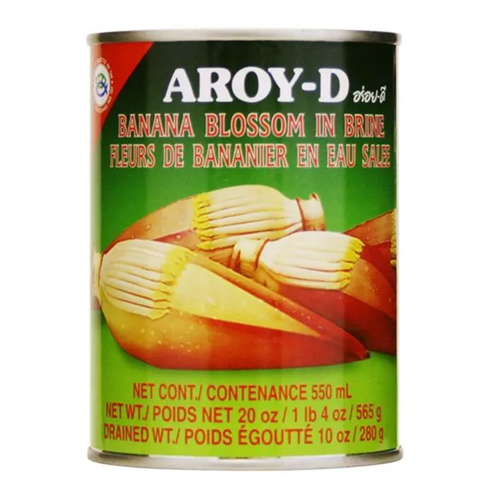 canned banana blossom