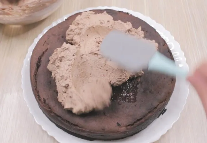 Fudgy Sweet Potato Chocolate Cake with Buttercream Frosting