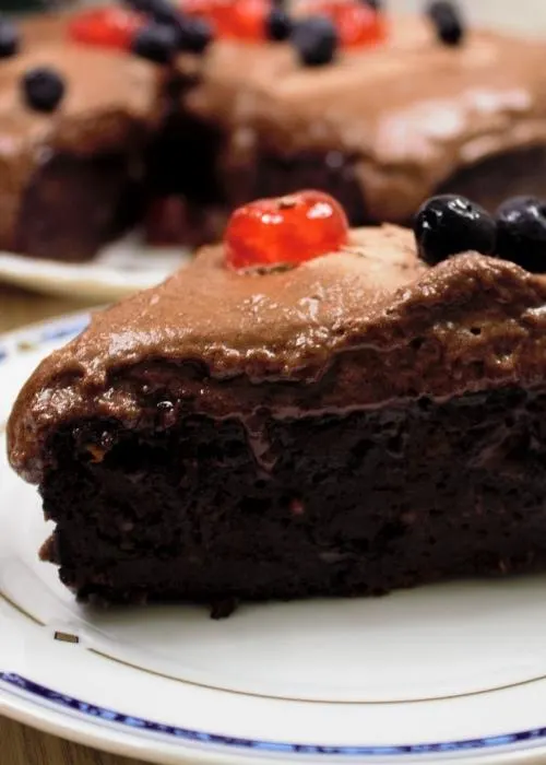 Sweet Potato Chocolate Cake with Buttercream Frosting