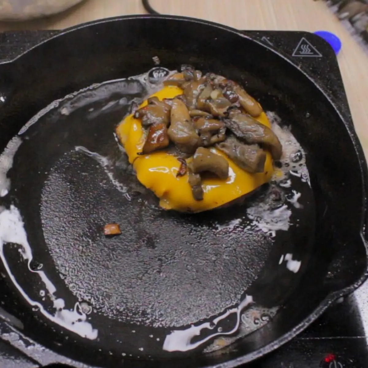 Vegan Mushroom Swiss Burger