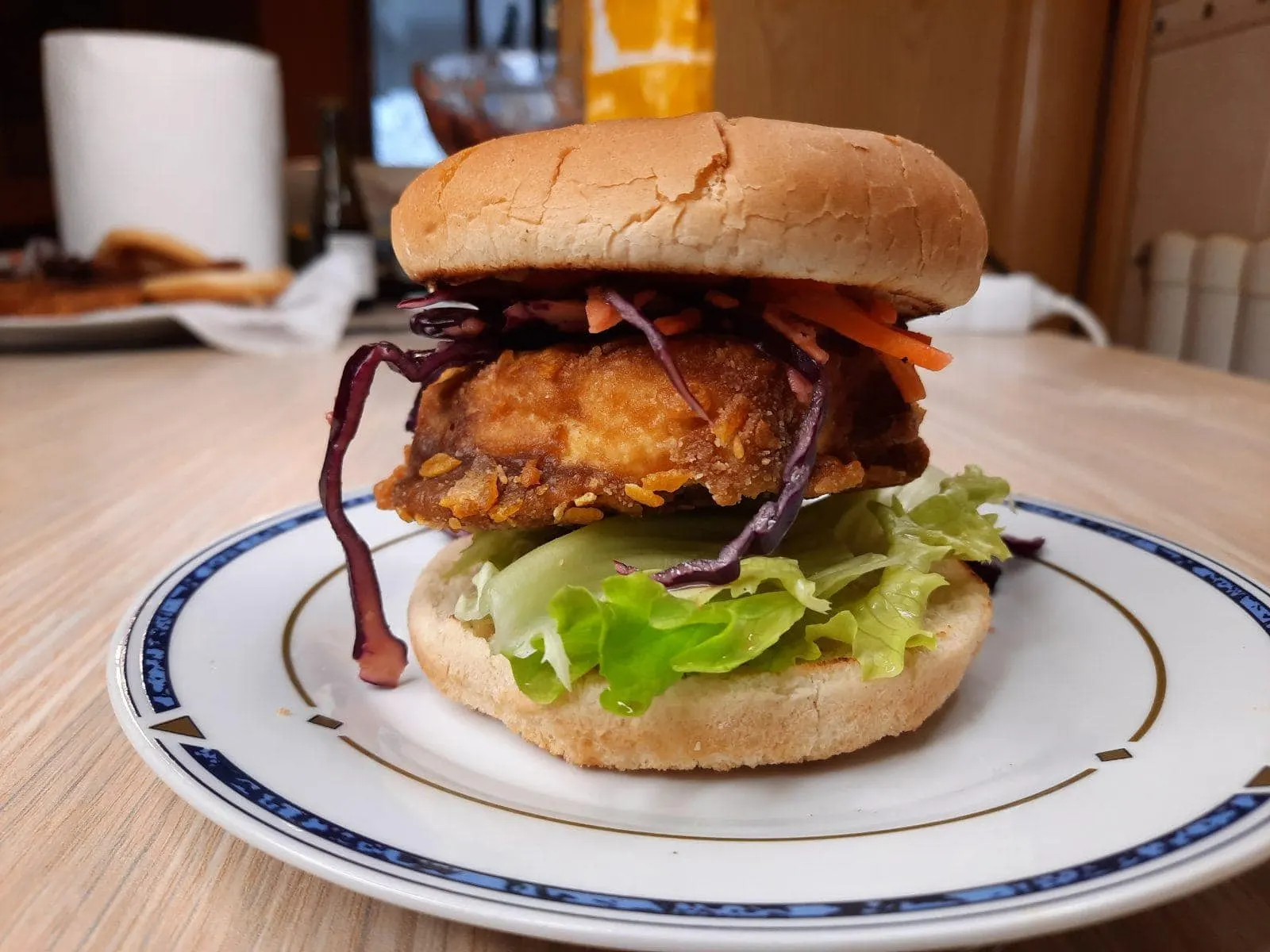 vegan tofu katsu burger recipe
