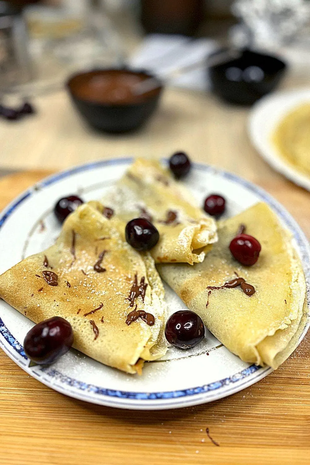 Easy Traditional Vegan Crepes with Homemade Nutella Spread