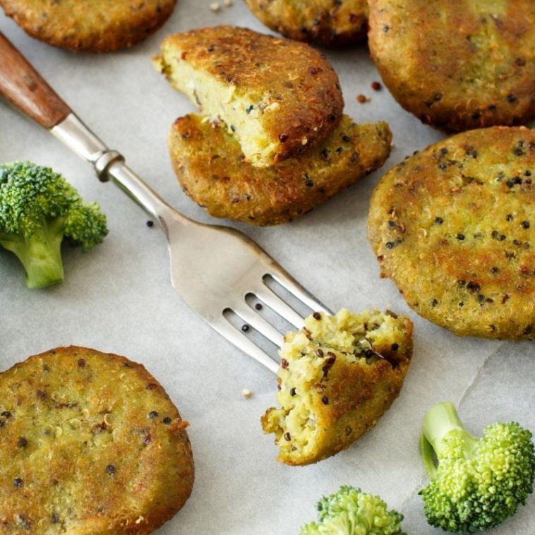 Vegan Broccoli Fritters Easy Recipe (lowcarb and glutenfree) Veganiac
