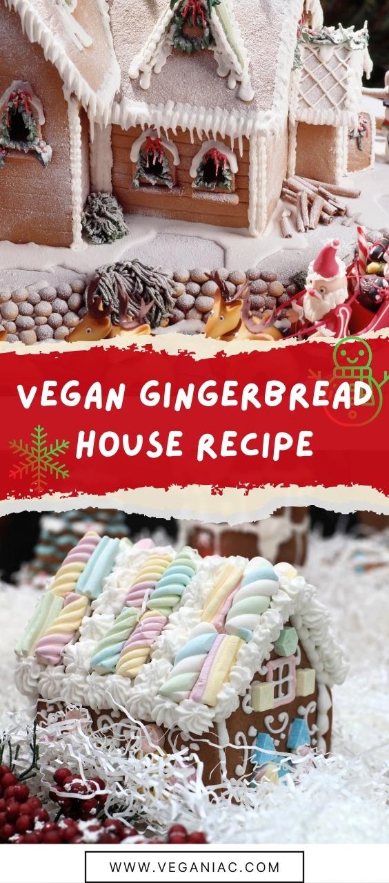 Comment Faire une Maison Végétalienne en Pain d'Epices / How to Make a  Vegan Gingerbread House