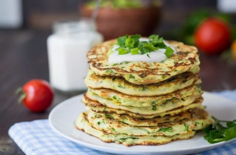 air fry cucumber fritters