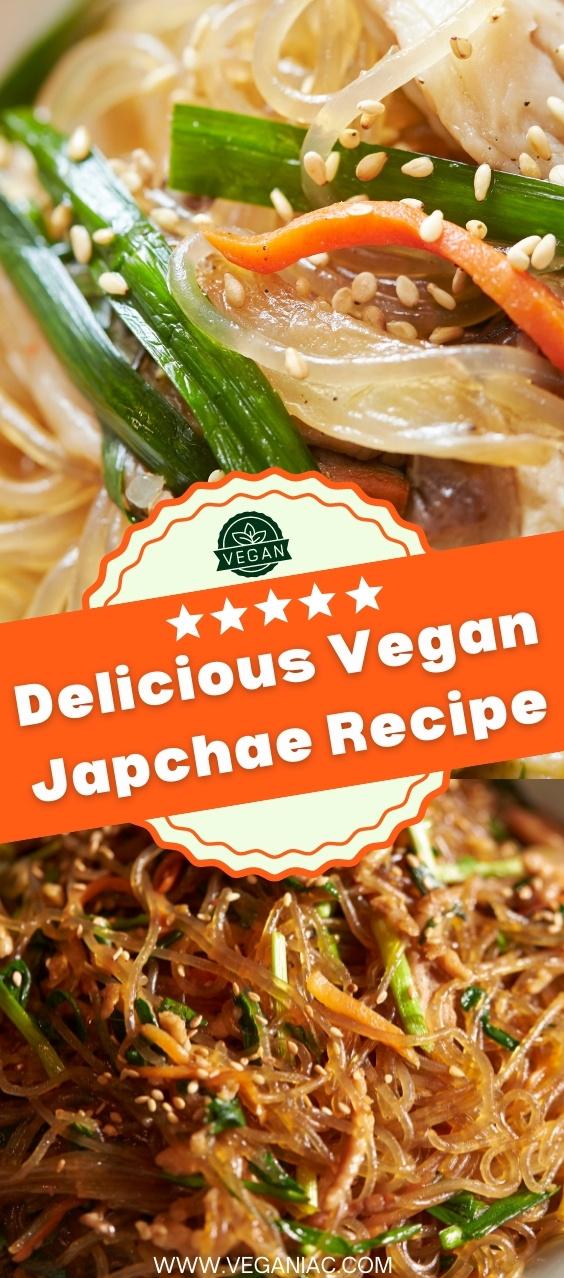 Delicious Vegan Japchae Easy Recipe