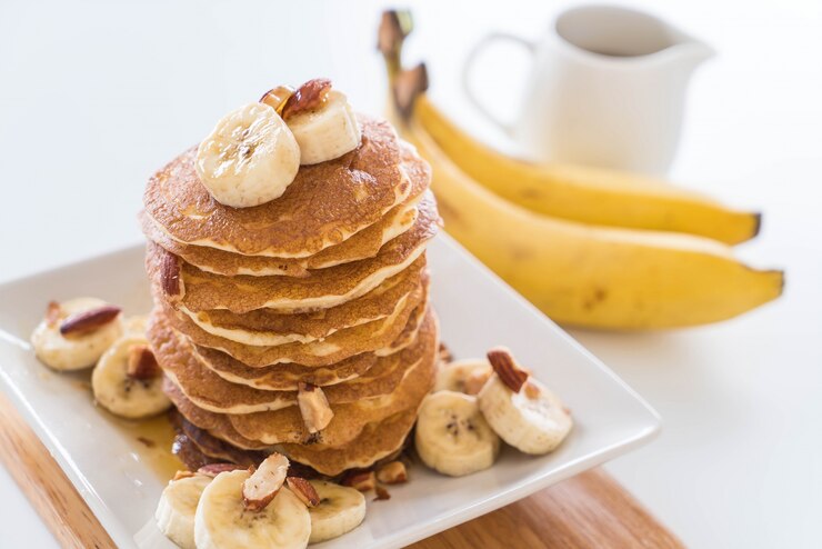 AIP banana pancakes with almonds
