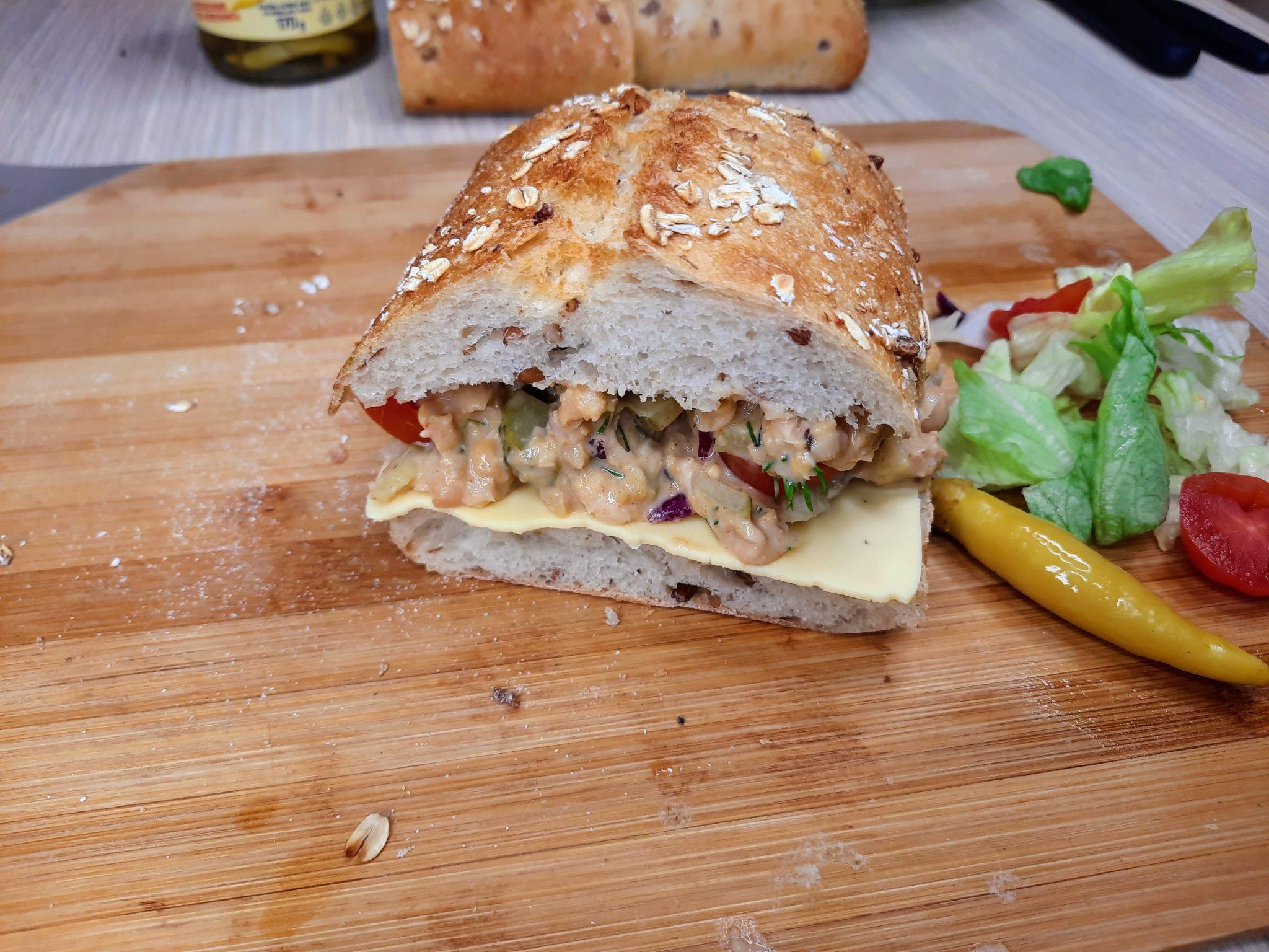 Vegan Tuna Sandwich You Won't Believe It's Not Fish! Veganiac
