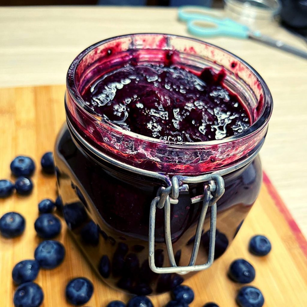 Homemade Blueberry Chia Jam No Sugar + No Pectin Veganiac