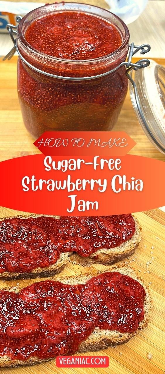 Sugar-Free Strawberry Chia Jam