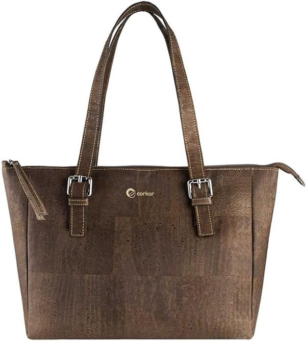 Corkor Cork Purse Vegan Handbag for Women Cruelty Free Satchel Non Leather