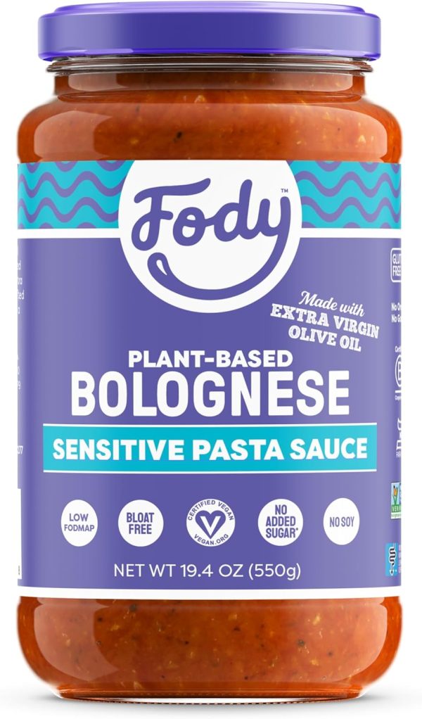 Fody Foods Pasta Sauce Plant-Based Vegan Bolognese Sauce