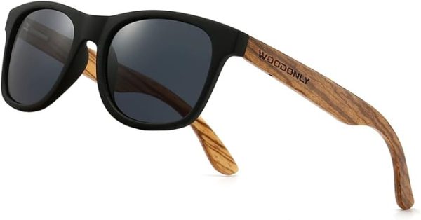 WOODONLY Retro Wood Polarized Sunglasses