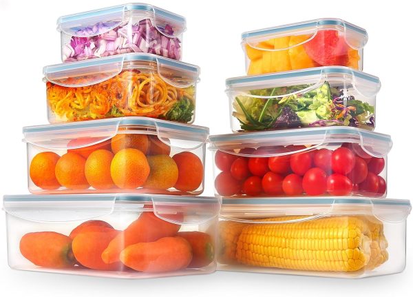 YASHE Food Storage Containers Set 8PCS