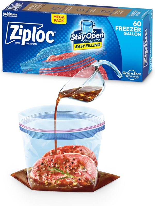Ziploc Gallon Food Storage Freezer Bags